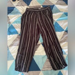 Stylish Women’s Black and White Elephant Pants.